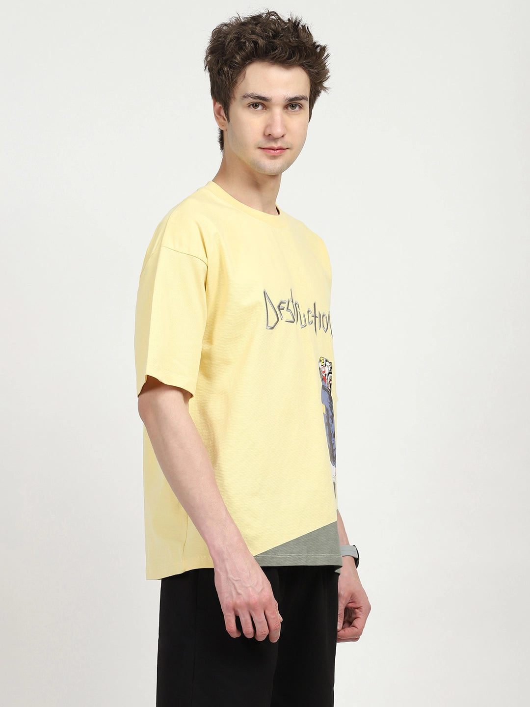 Oversized Graphic Cotton T-shirt - Global Republic