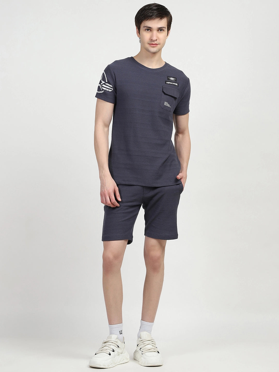 Cotton Textured Co-ord Set - Global Republic