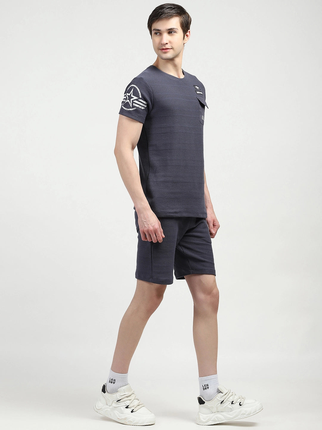 Cotton Textured Co-ord Set - Global Republic