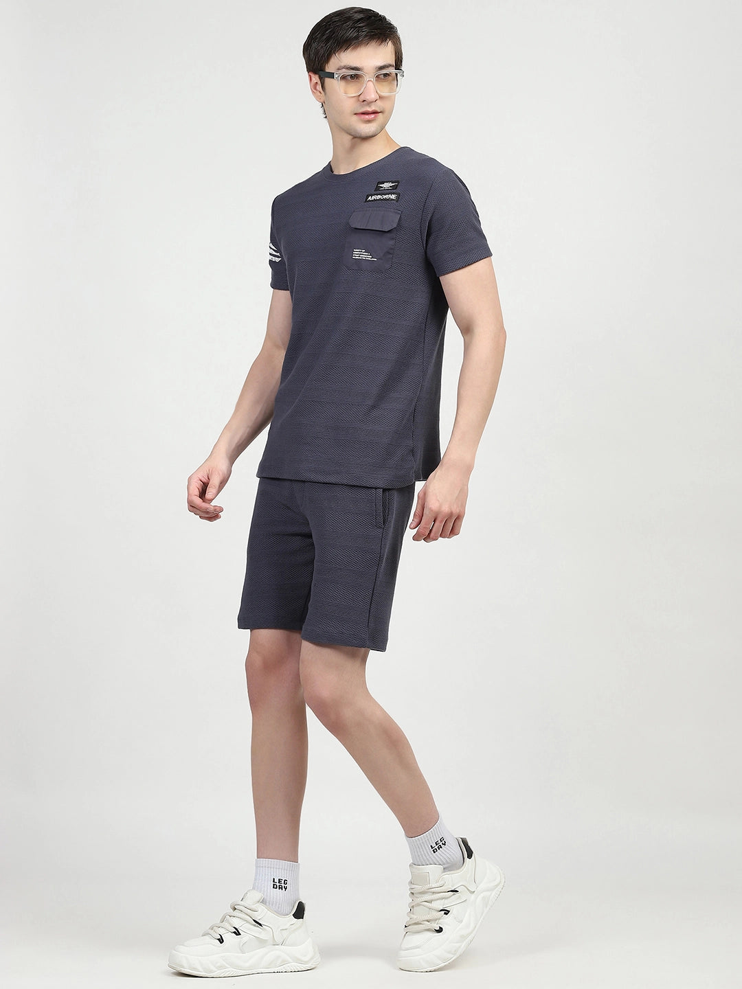 Cotton Textured Co-ord Set - Global Republic