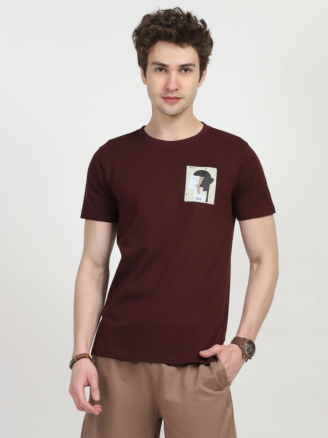 Wine Back Print Graphic T-shirt - Global Republic