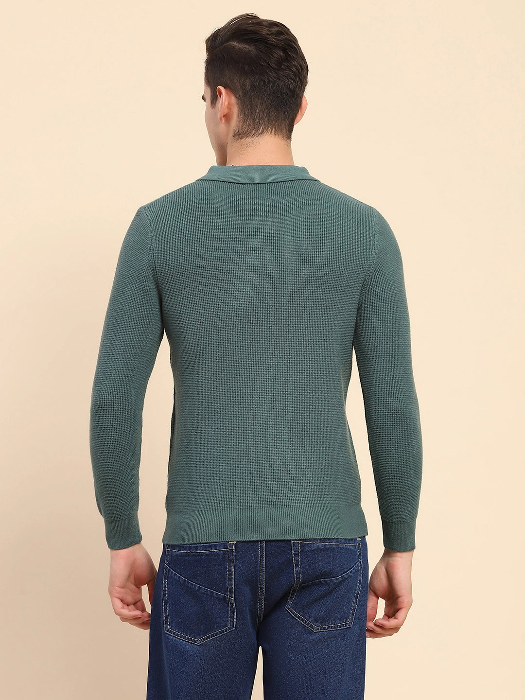 Green Knit Pullover - Global Republic