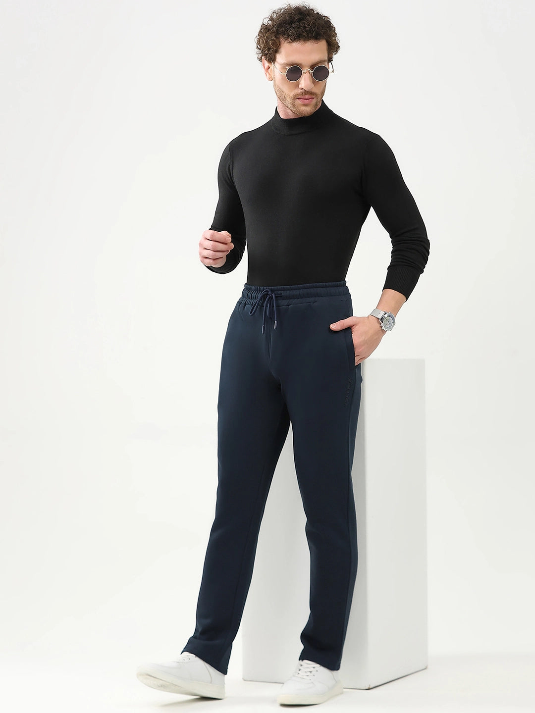 Cotton Fleece-Lined Casual Lower