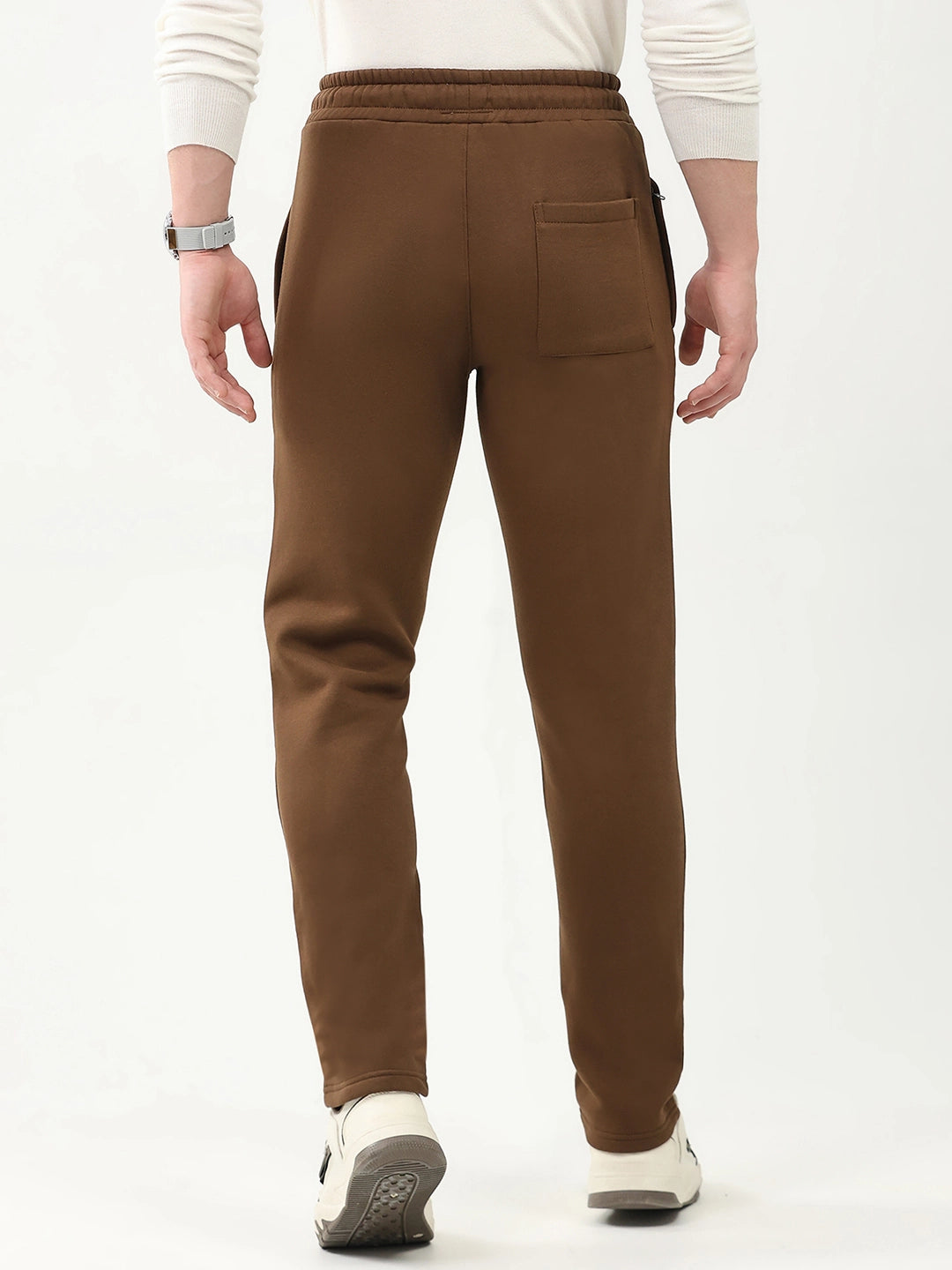 Cotton Fleece-Lined Casual Lower