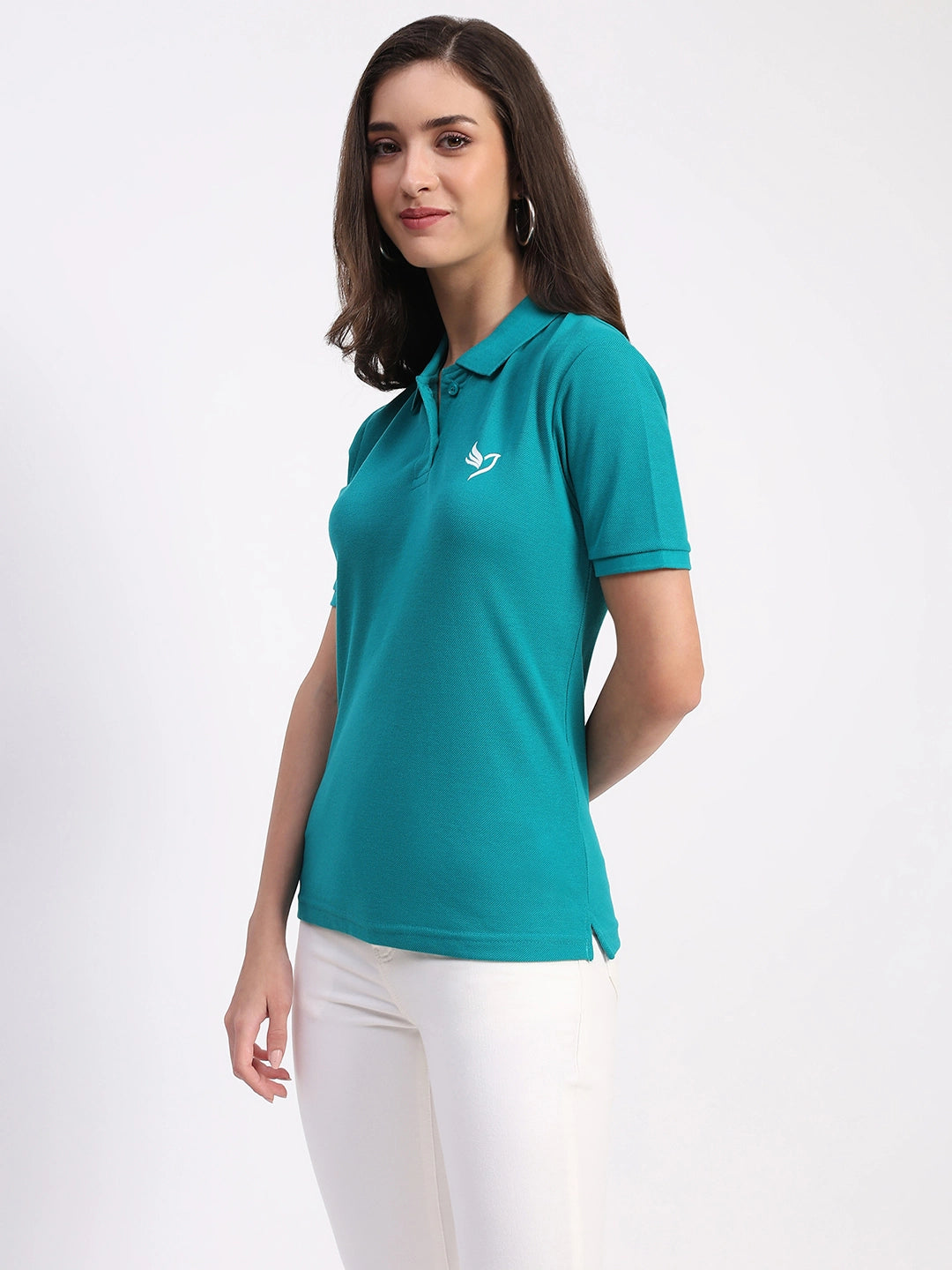 Teal GR Branded Polo T-Shirt - Global Republic