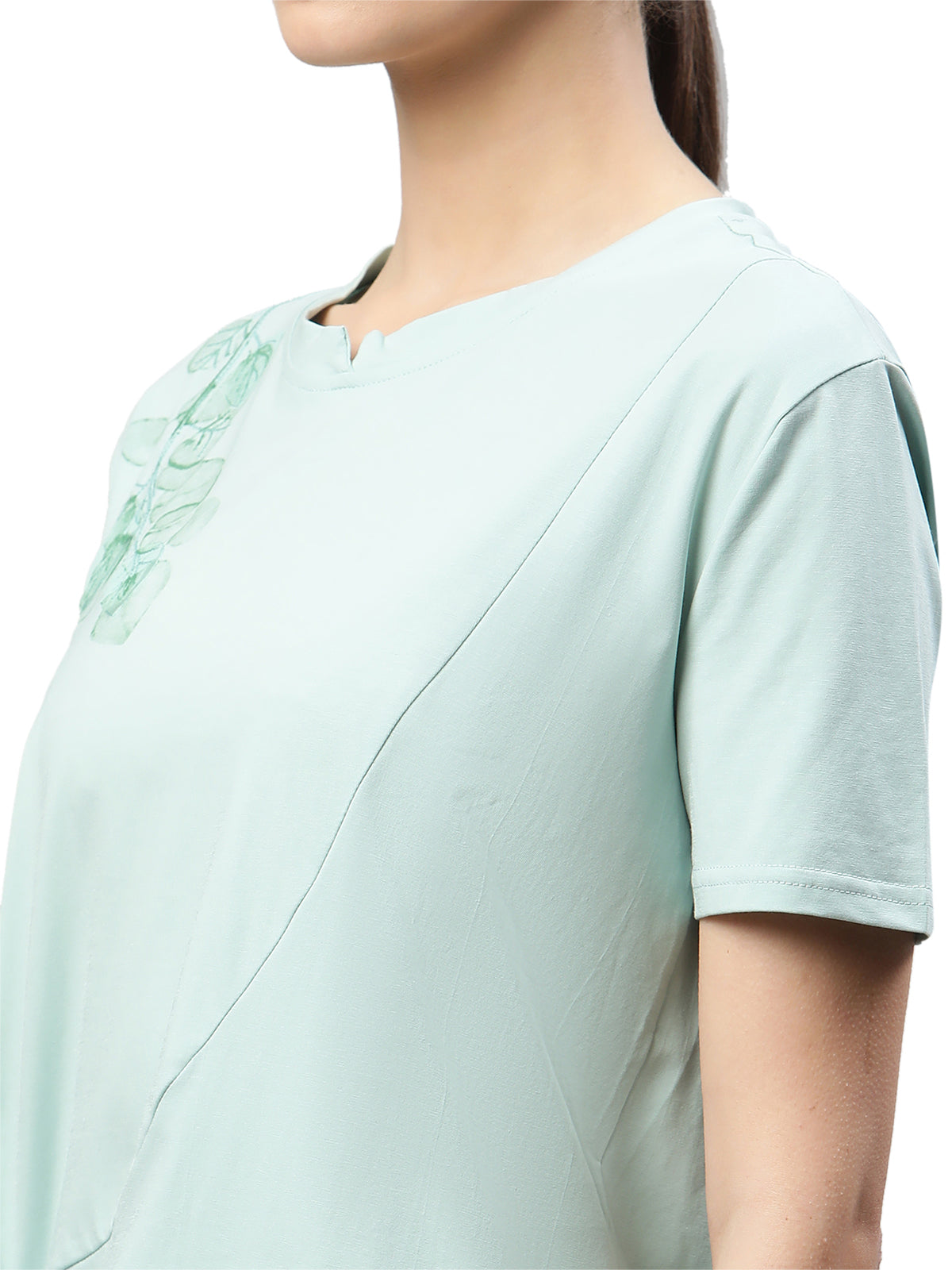 Green Cotton Regular Fit Top - Global Republic