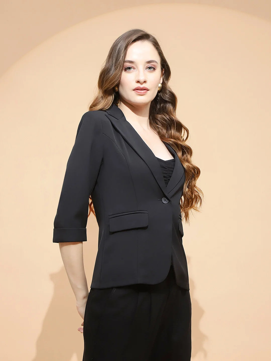 Black Formal Coat - Global Republic