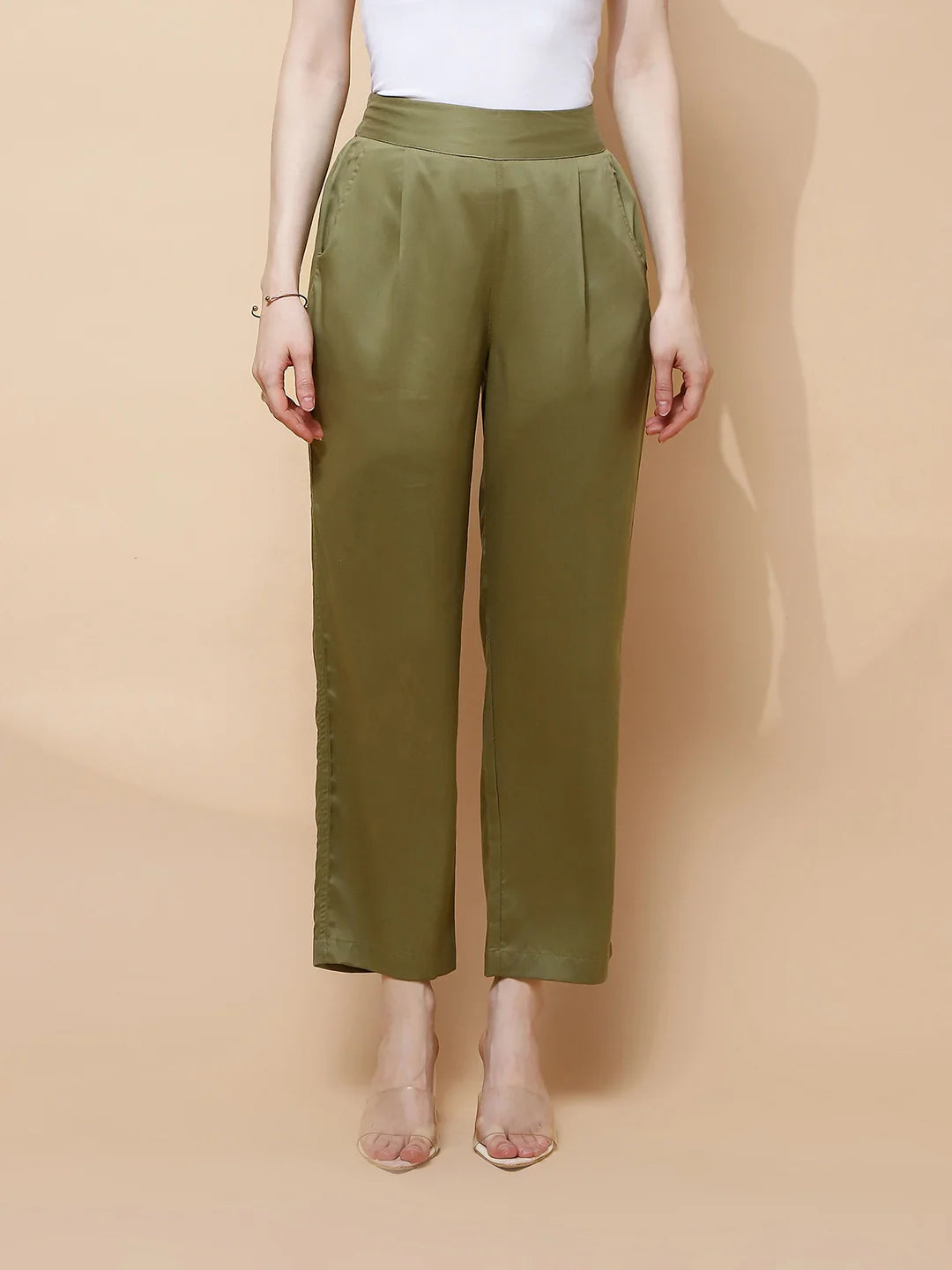 Avocado Rayon Relaxed Fit Lower - Global Republic