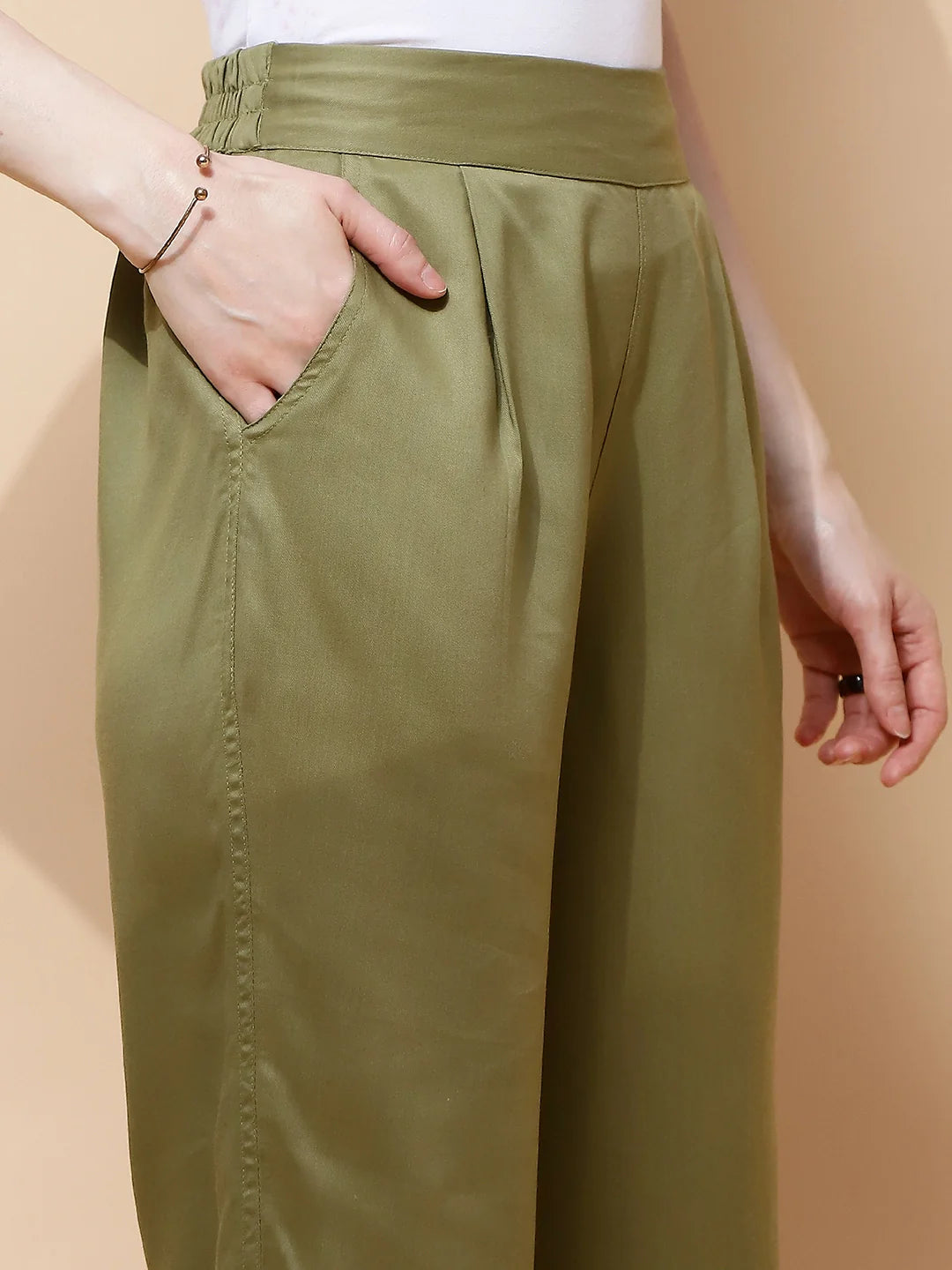 Avocado Rayon Relaxed Fit Lower - Global Republic