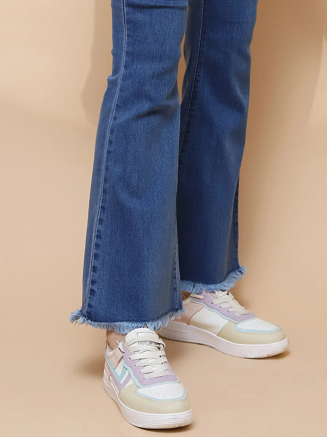 Blue Bootcut Slim Fit Jeans - Global Republic