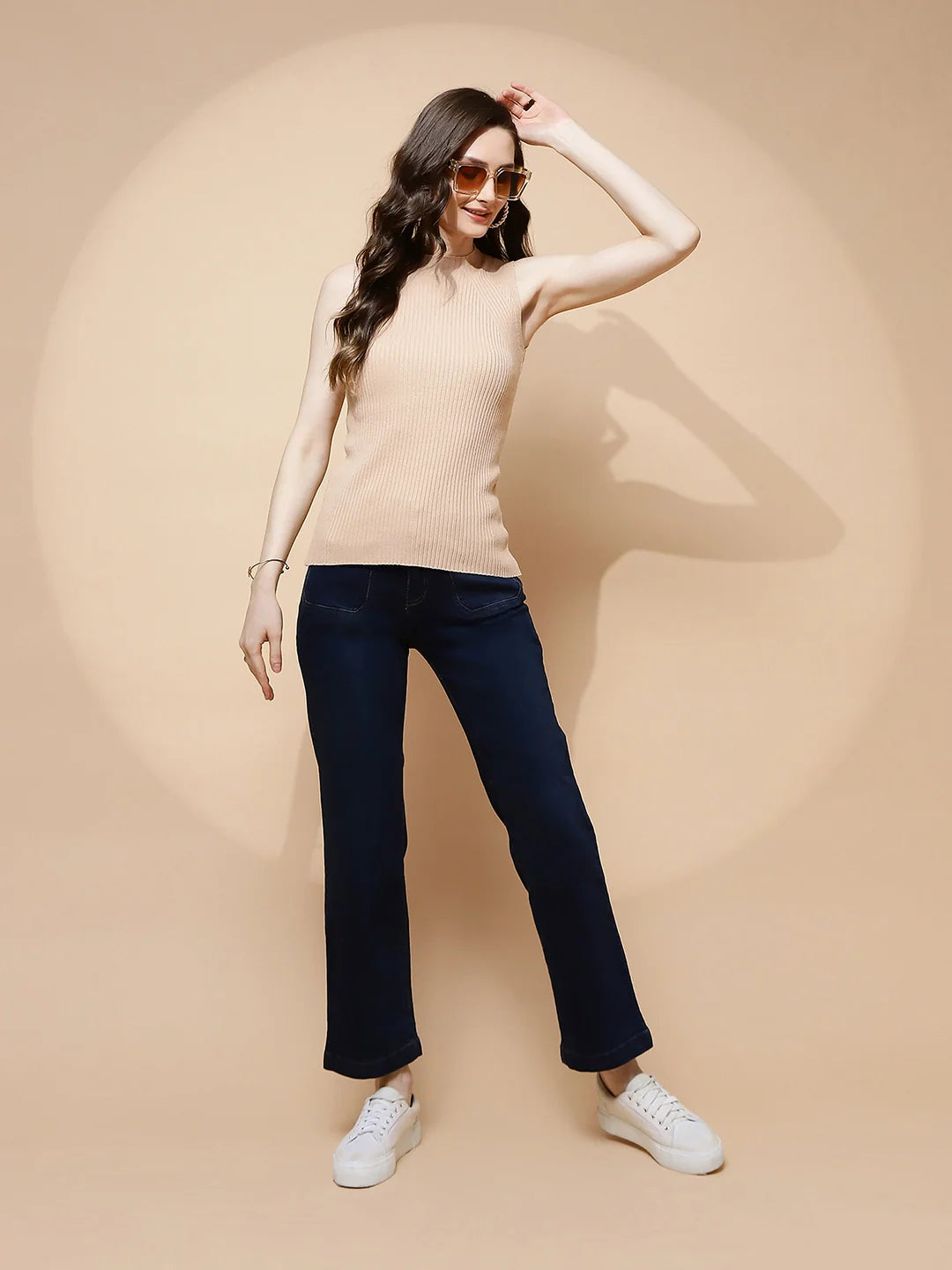 Blue Straight Relaxed Fit Jeans - Global Republic