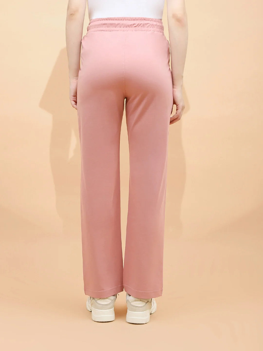 Pink Cotton Blend Regular Fit Lower - Global Republic