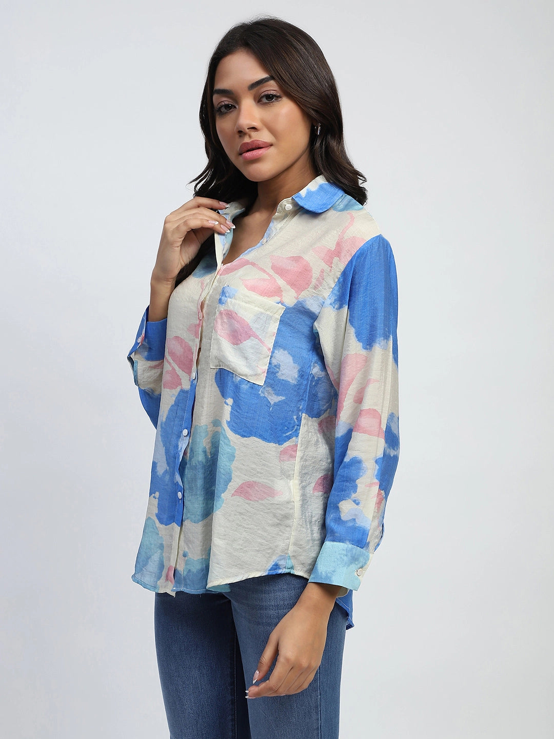 Floral Rayon Blend Shirt - Global Republic