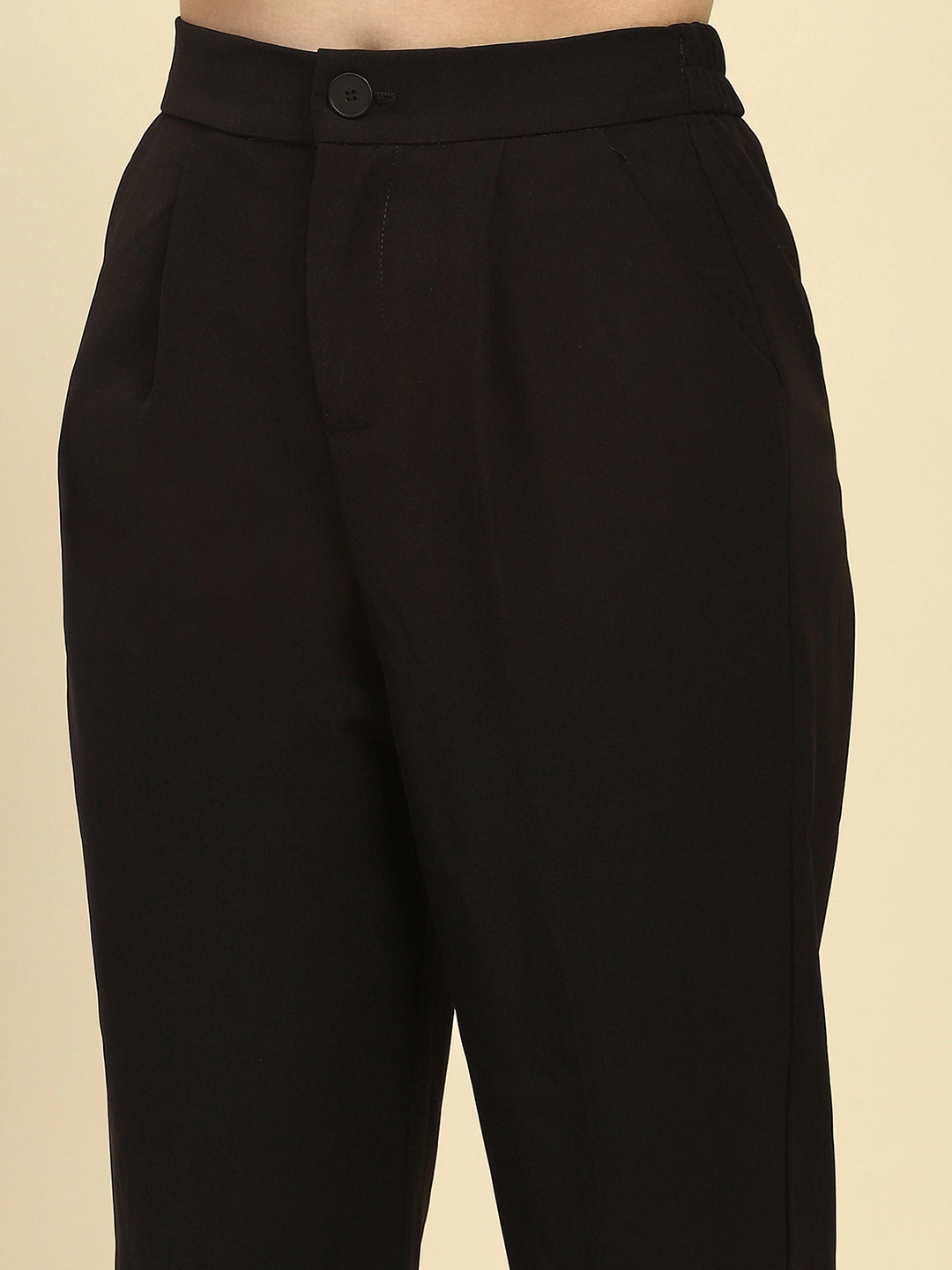 Korean Black Trouser - Global Republic
