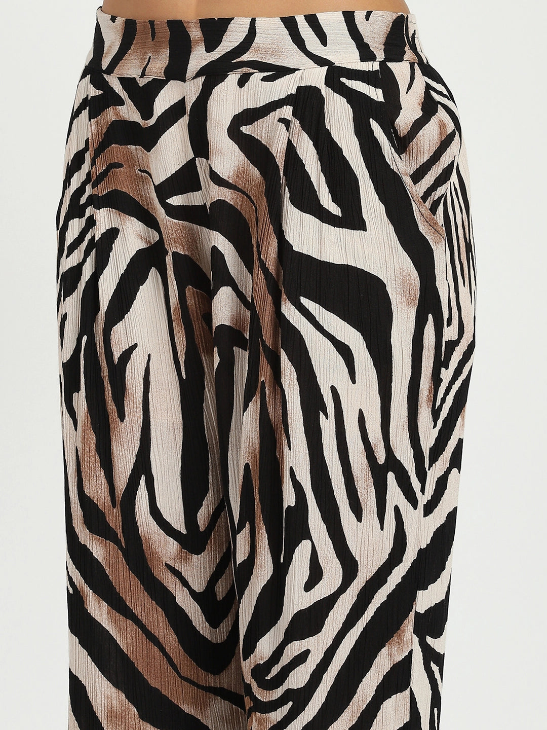 Leopard Print Viscose Lower - Global Republic