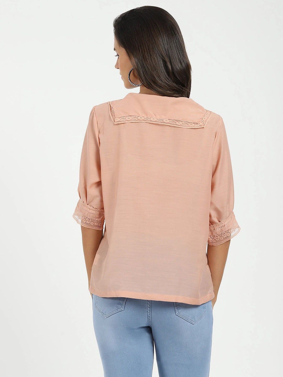 Peach Solid Top - Global Republic