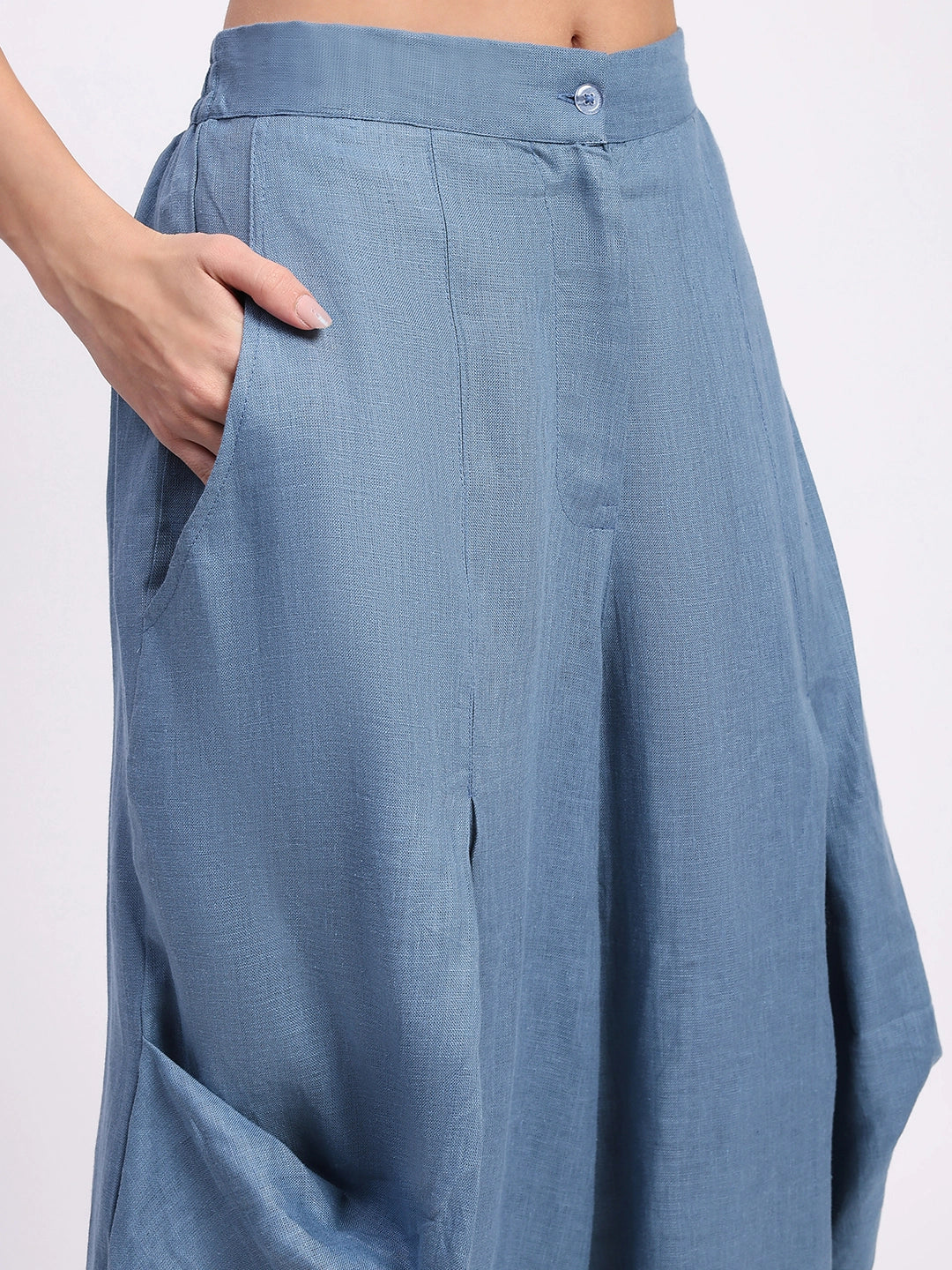 Blue Linen Co-ord Set - Global Republic