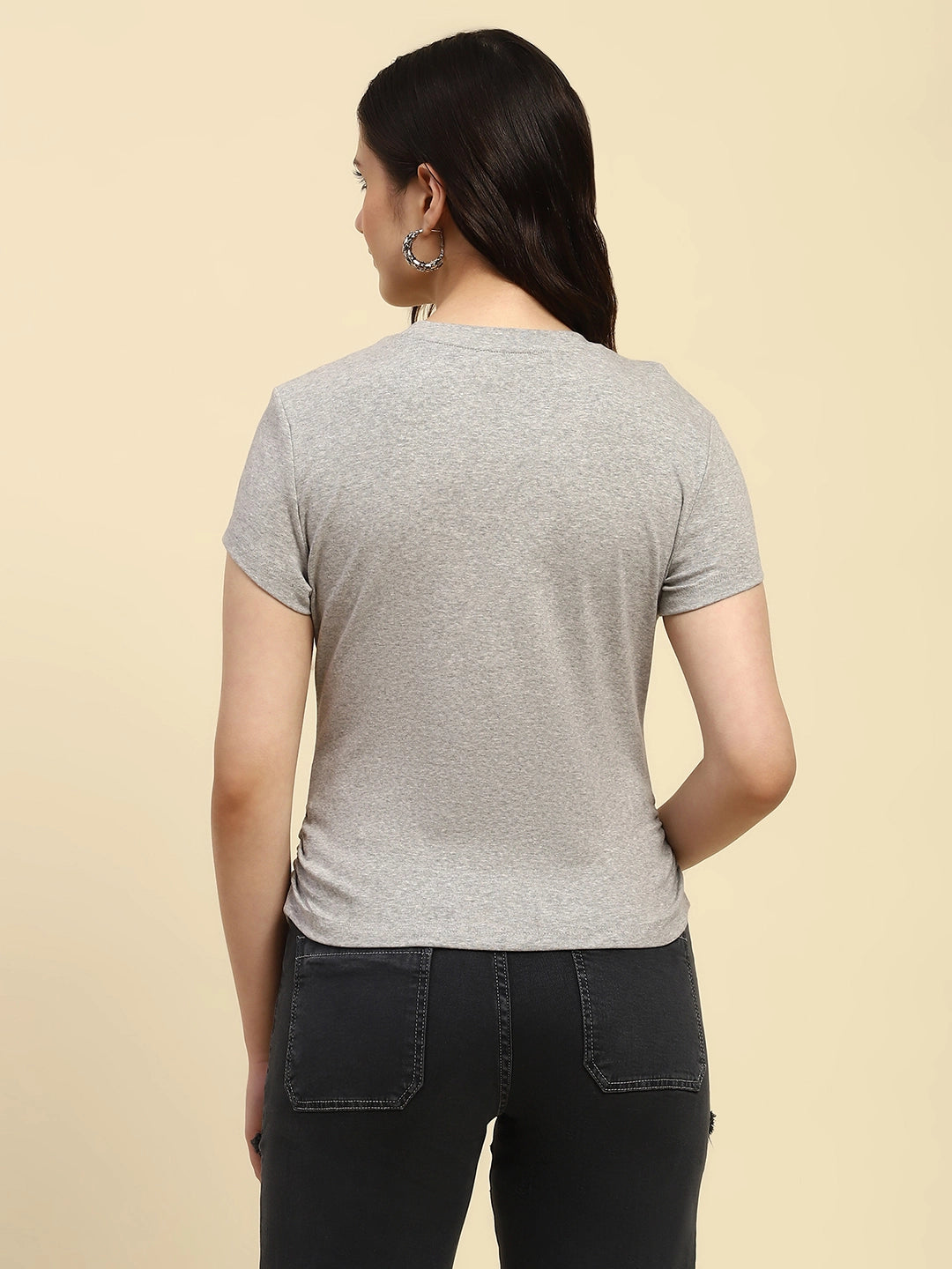 Grey Embellished UV Protective Top - Global Republic
