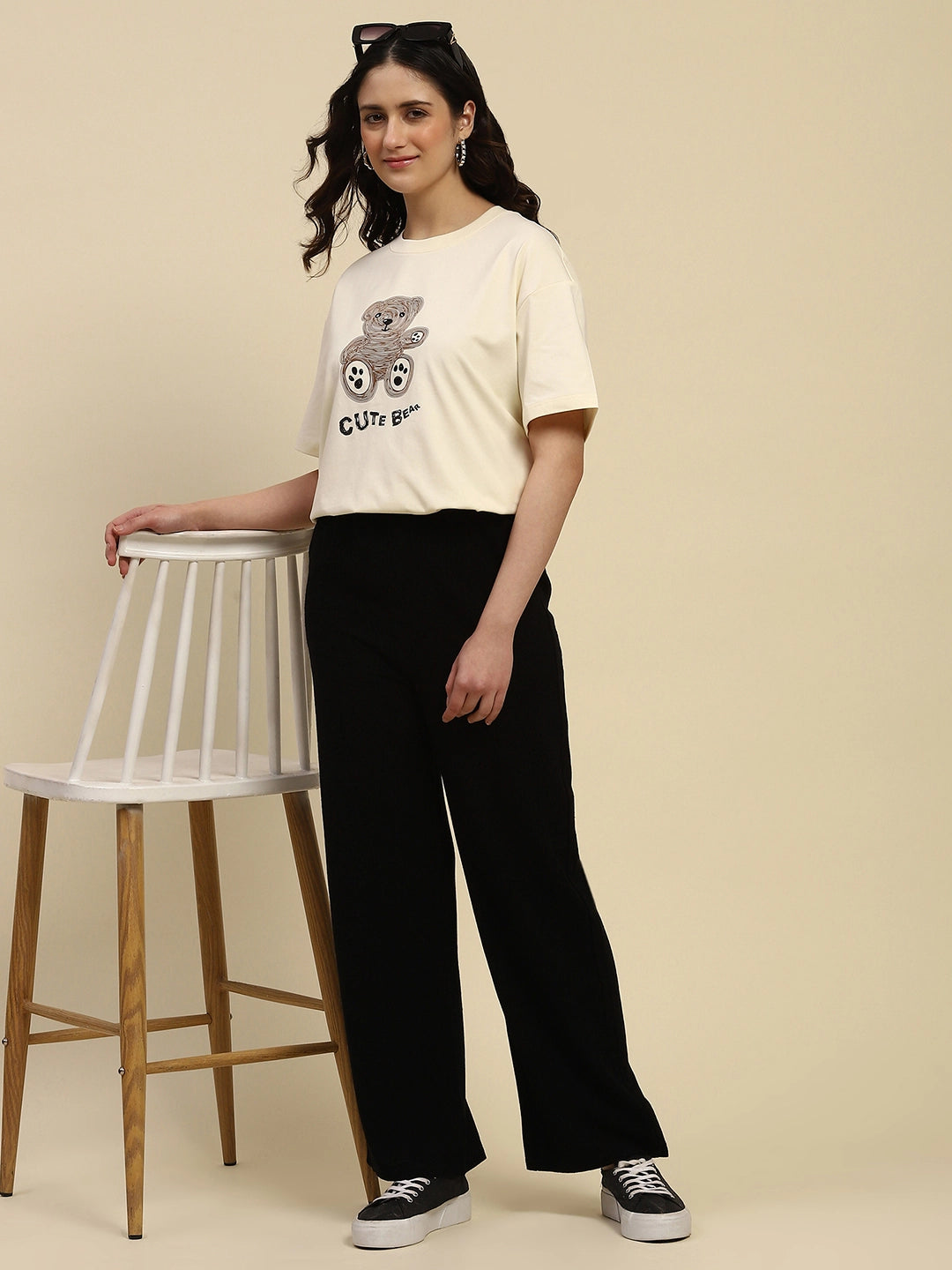 UV Protective Graphic Oversized Top - Global Republic