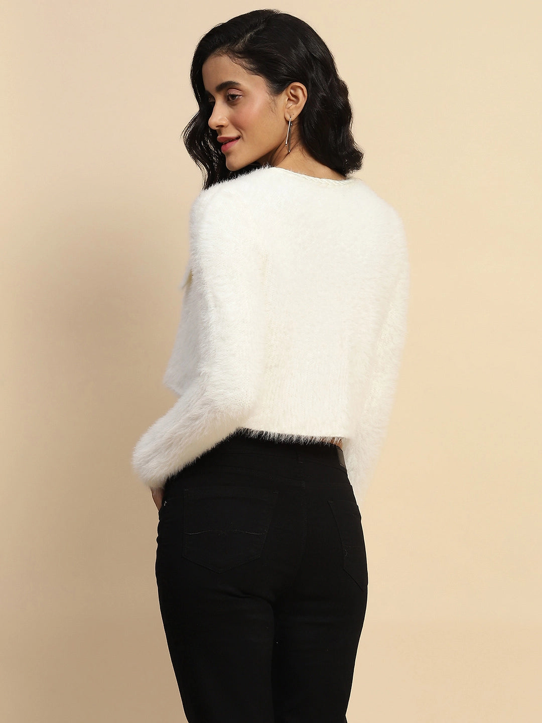 Snow Nylon Regular Fit Shrug - Global Republic