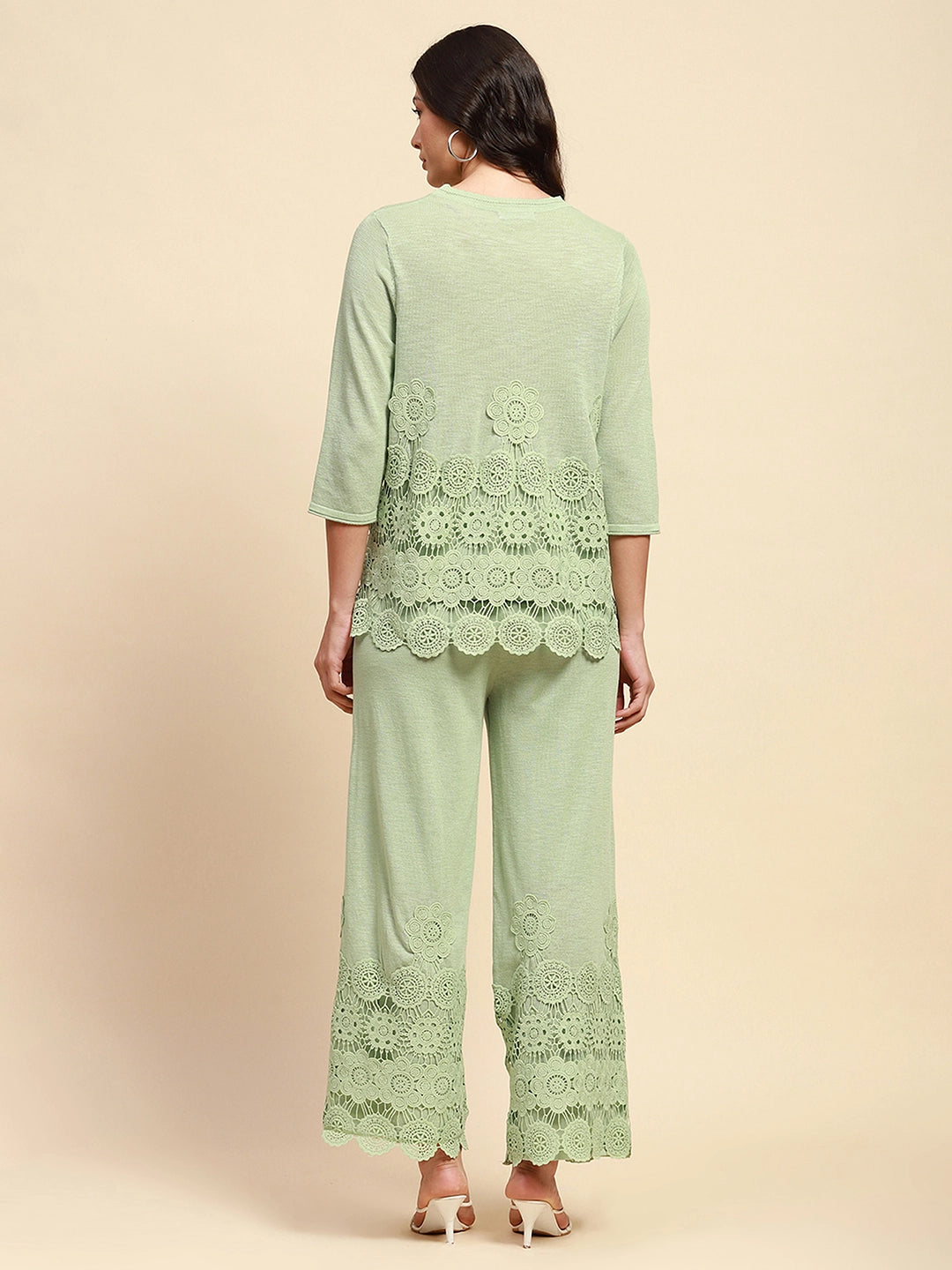 Green Viscose Relaxed Fit Co-ord Sets - Global Republic