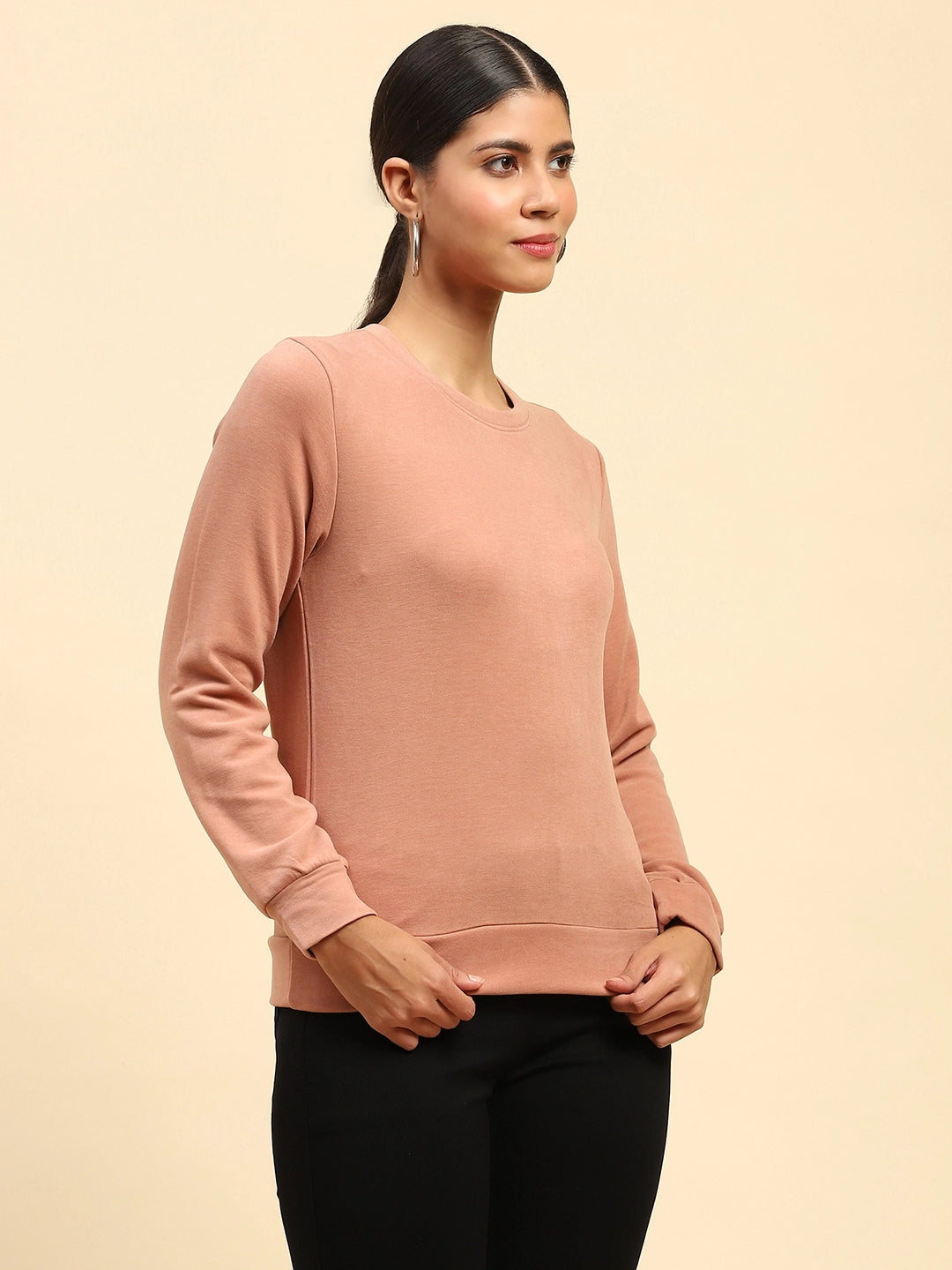 Rose Solid Ultra Soft Sweatshirt - Global Republic
