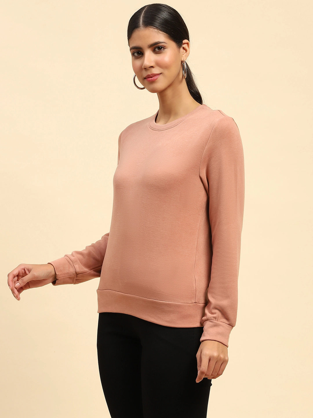 Rose Solid Ultra Soft Sweatshirt - Global Republic