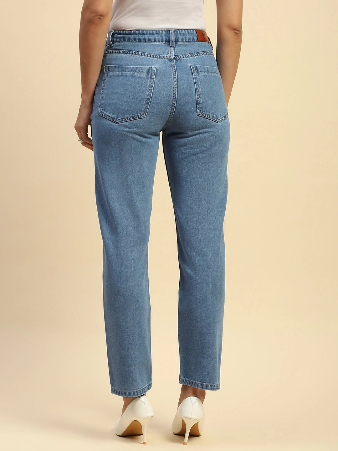 Blue Mom Fit Jeans - Global Republic