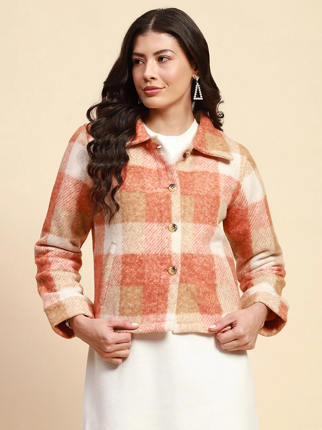 Rust Regular Fit Jacket - Global Republic
