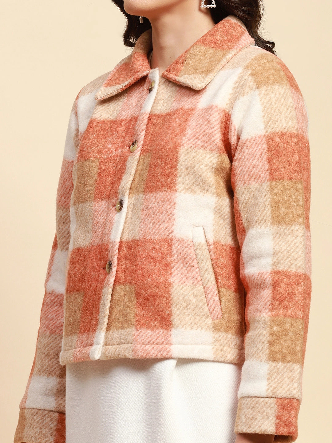 Rust Regular Fit Jacket - Global Republic