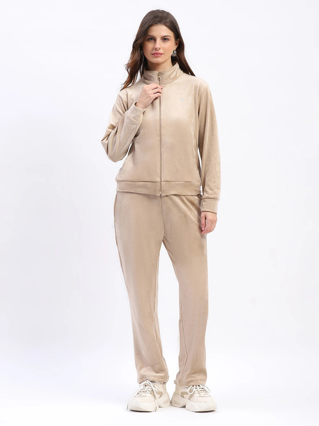 Velvet Suede Fleece-Lined Night Suit - Global Republic