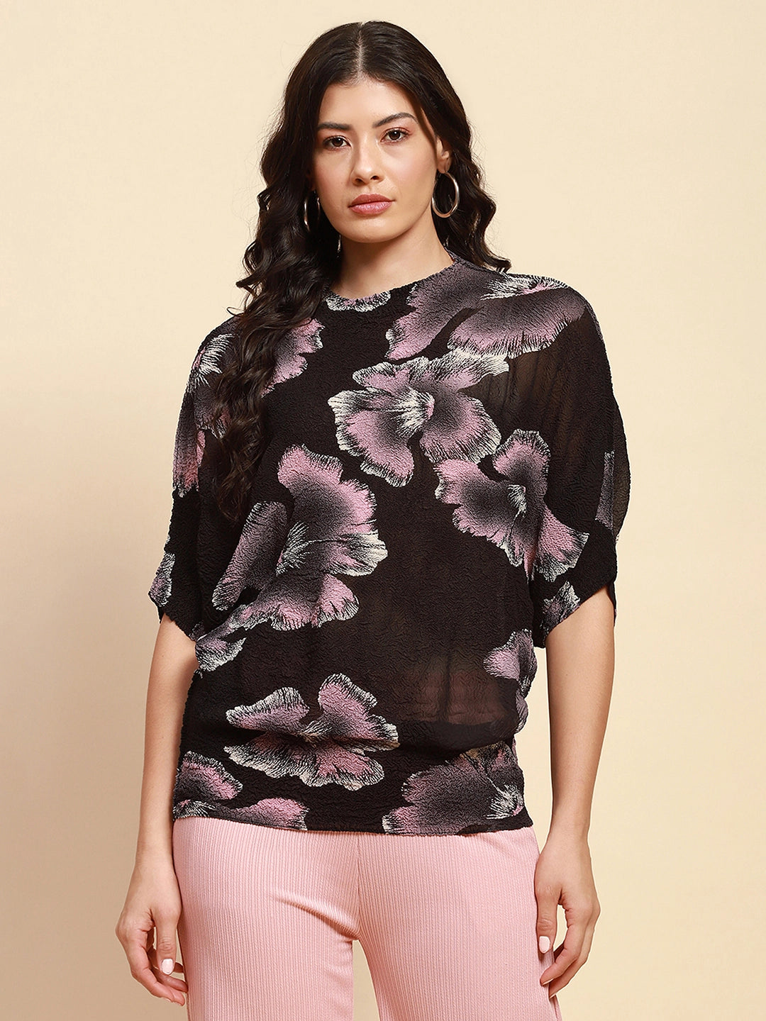 Black Stretchable Top - Global Republic