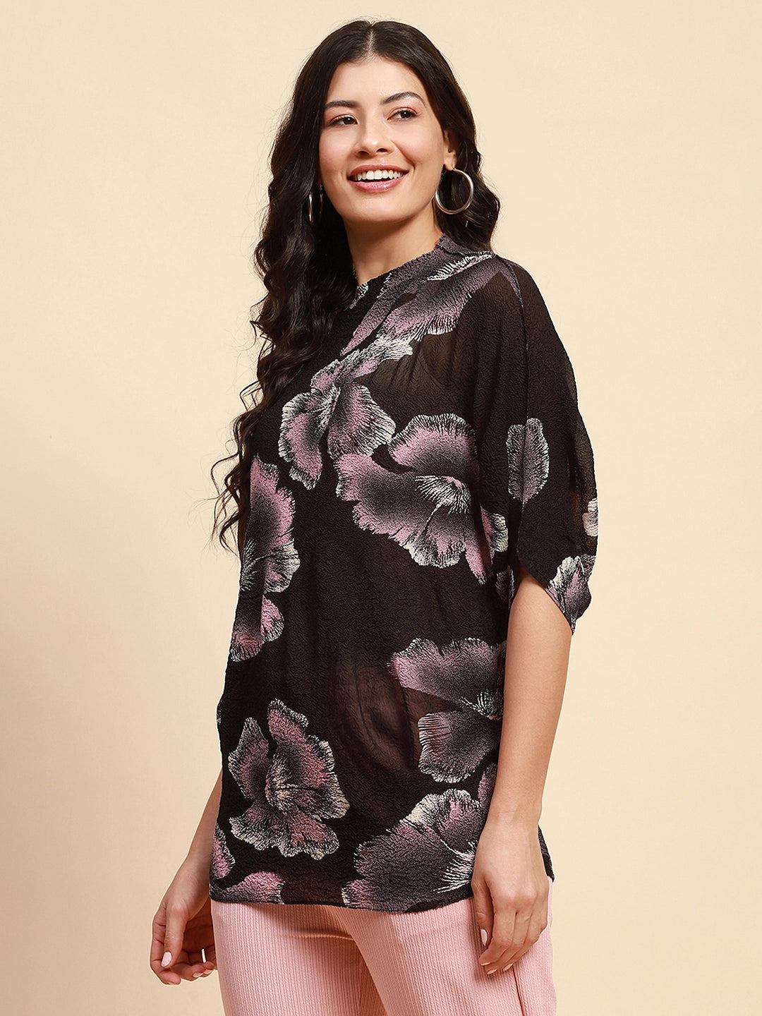 Black Stretchable Top - Global Republic