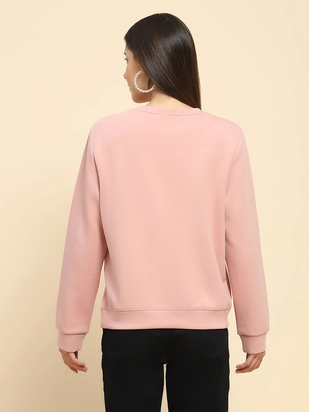 Pink Embellished Sweatshirt - Global Republic