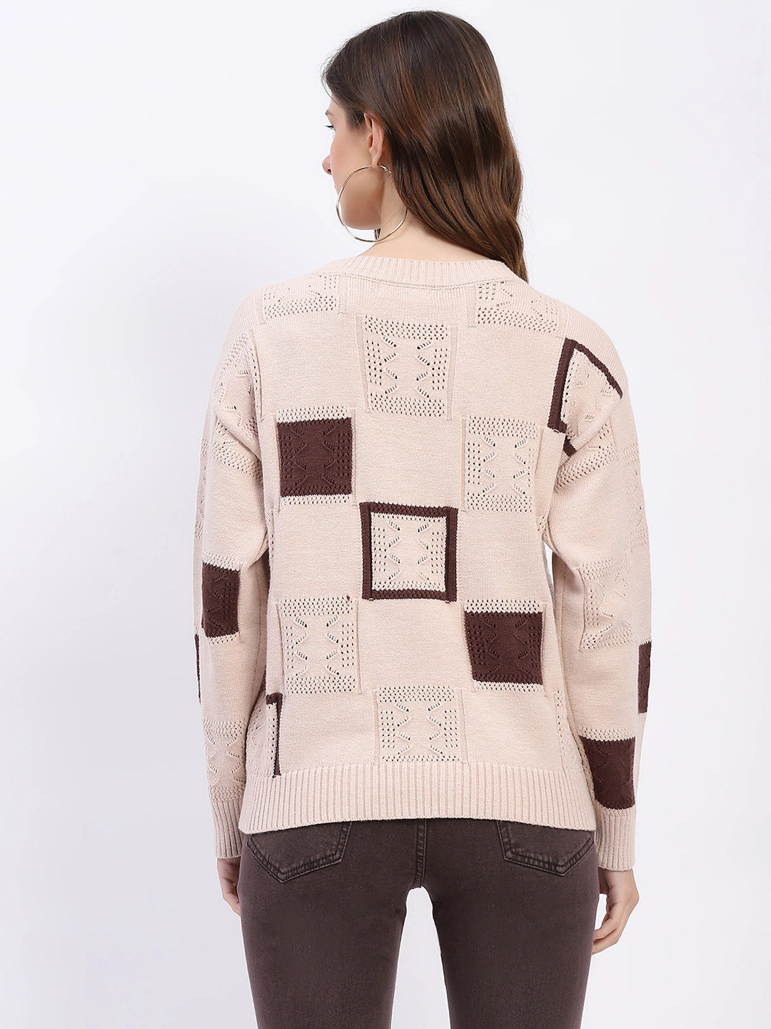 Earthy Checkered Pullover - Global Republic
