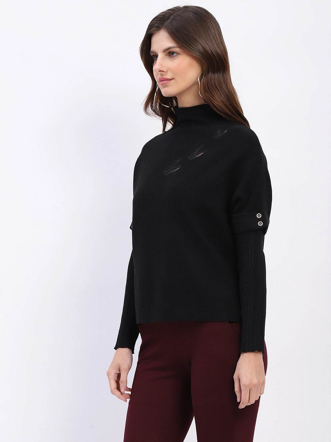 Butterfly Embroidered Pullover - Global Republic