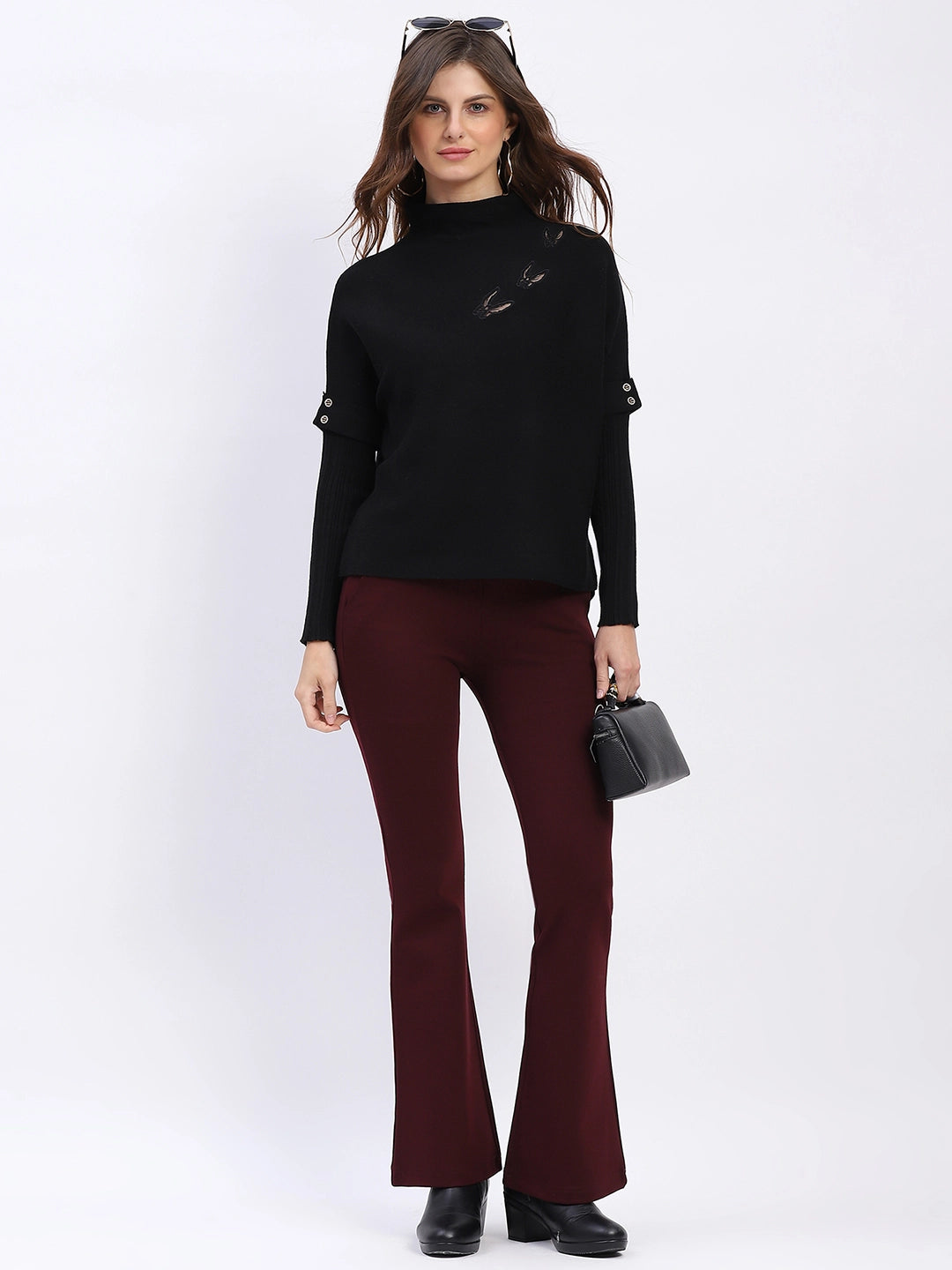 Butterfly Embroidered Pullover - Global Republic