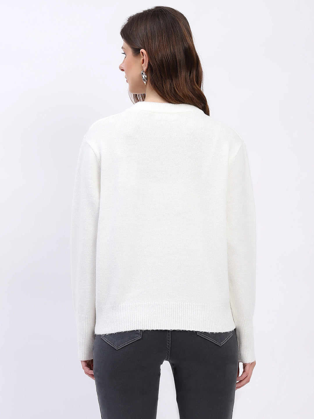 Embellished Wool Blend Pullover - Global Republic