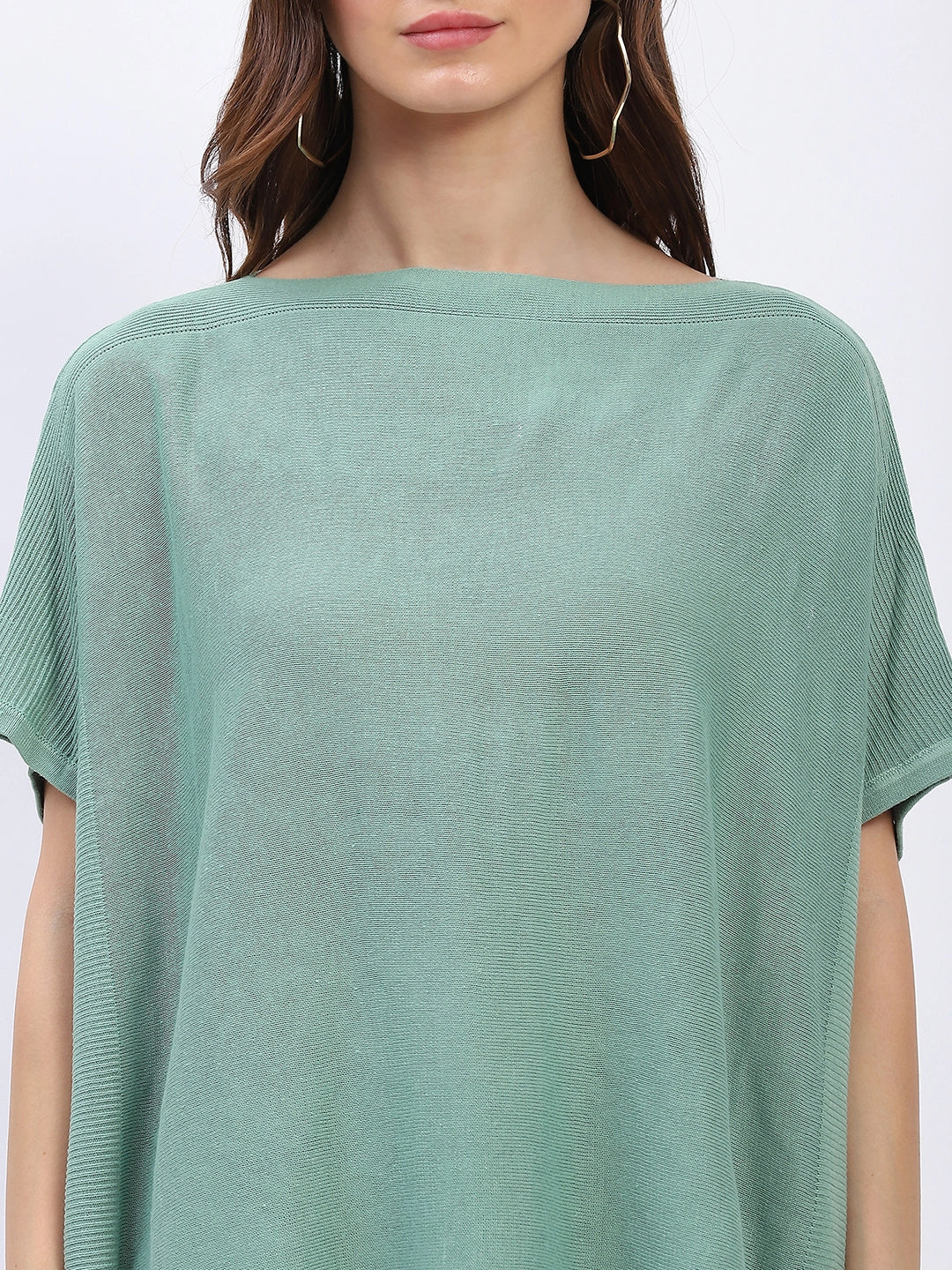 Kaftan-Style Cotton-Blend Top - Global Republic