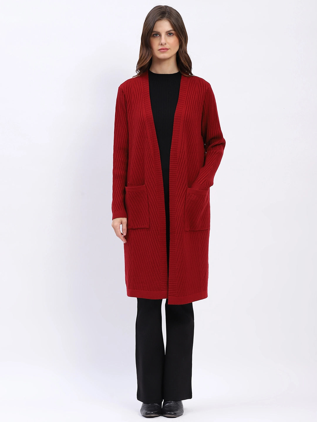 Chevron Elegance Longline Shrug - Global Republic