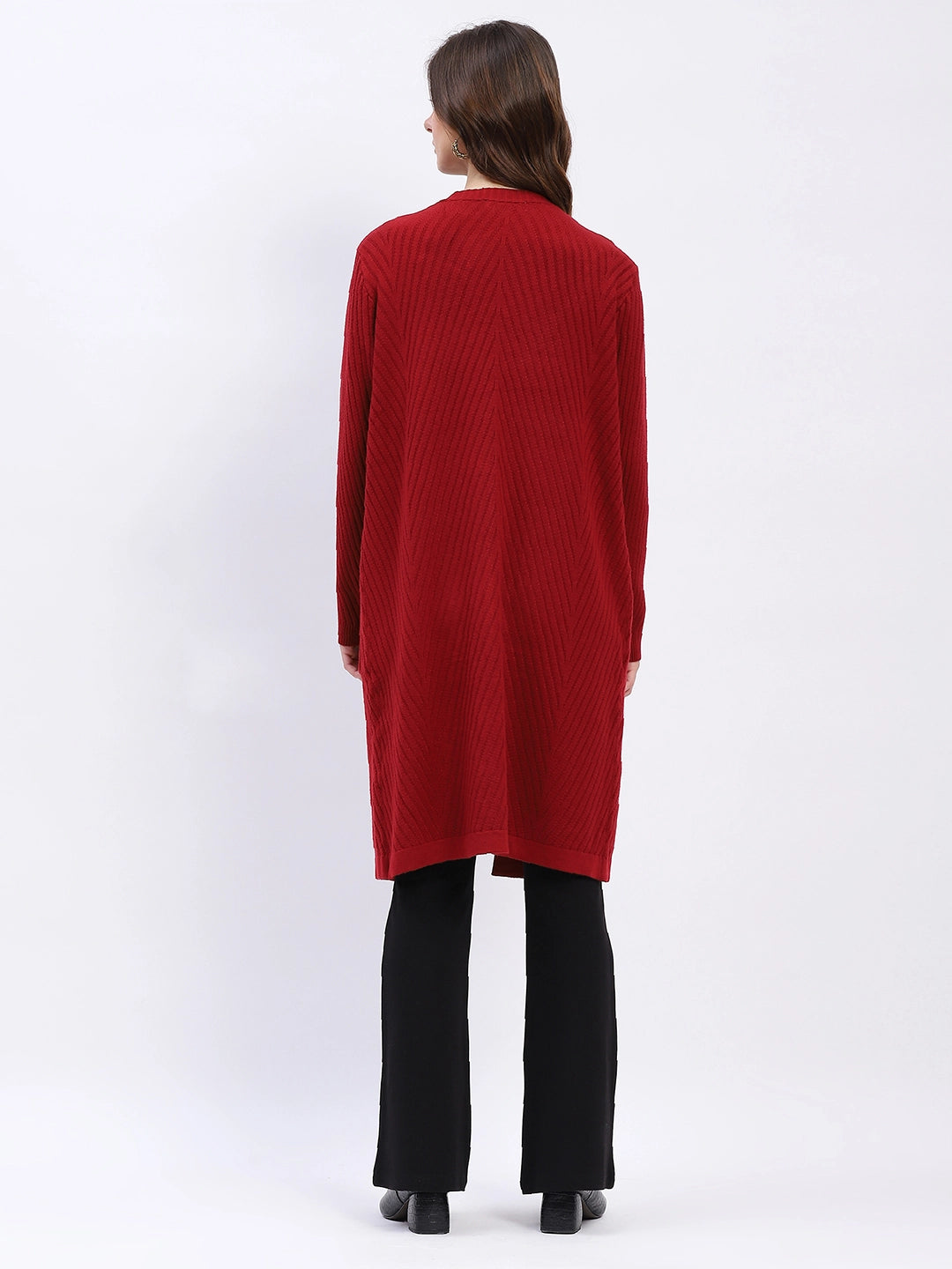 Chevron Elegance Longline Shrug - Global Republic