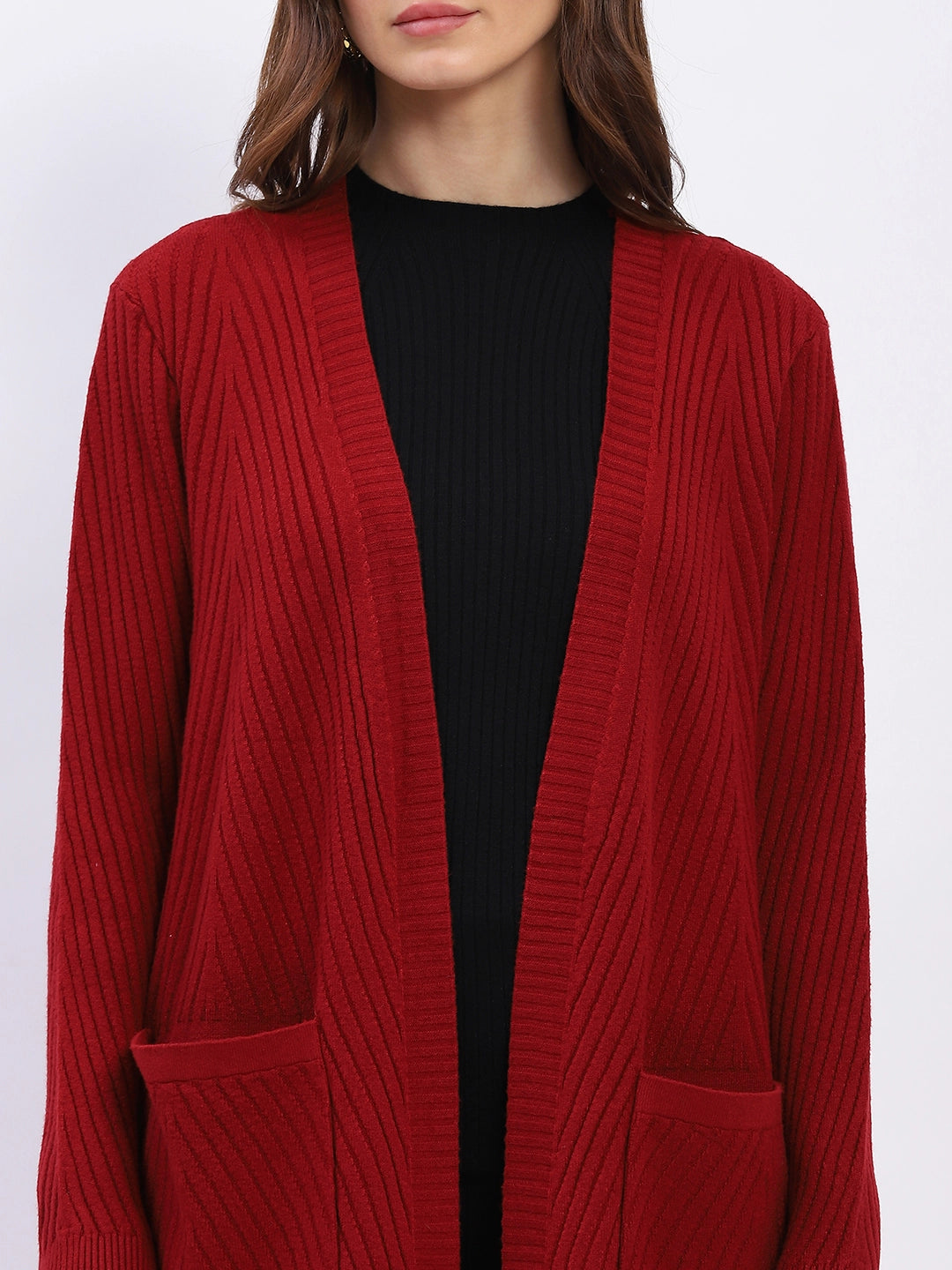 Chevron Elegance Longline Shrug - Global Republic