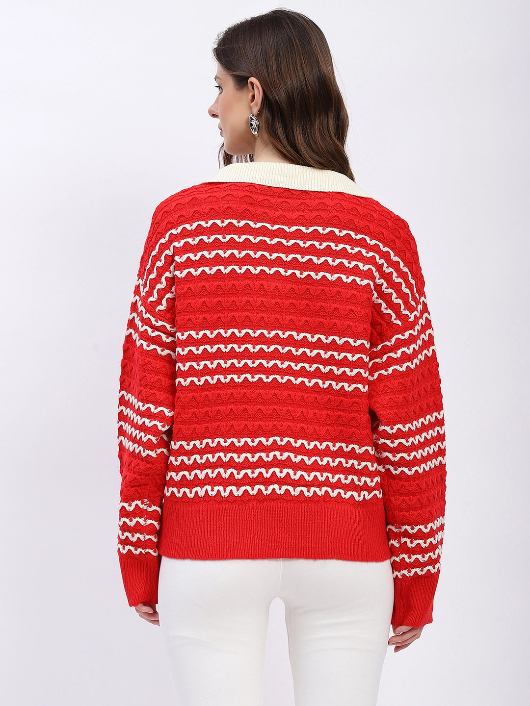 Classic Collar Knit Pullover - Global Republic