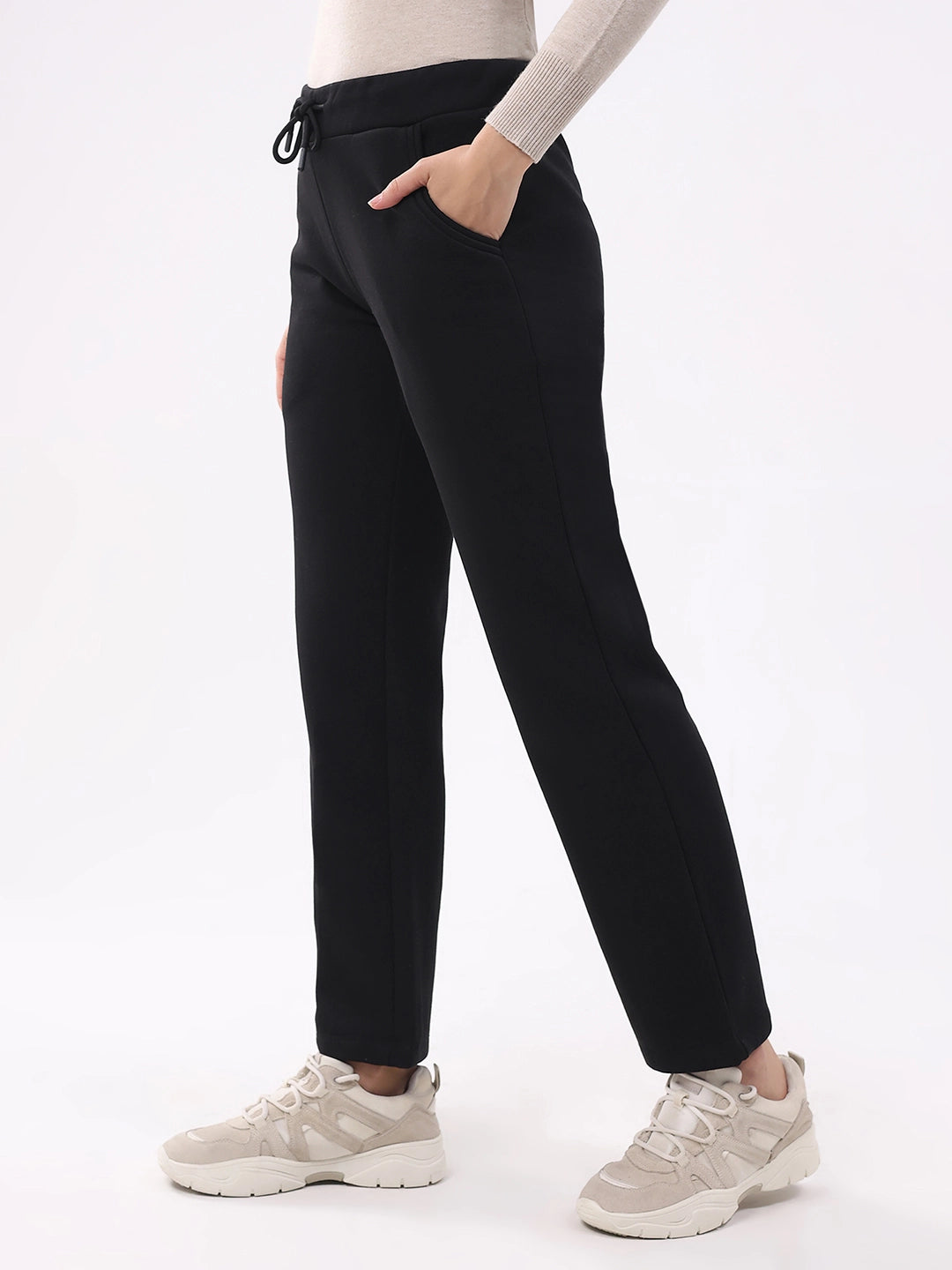 Black Fleece-Lined Winter Lower - Global Republic