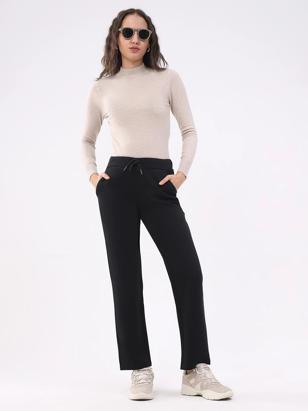 Black Fleece-Lined Winter Lower - Global Republic