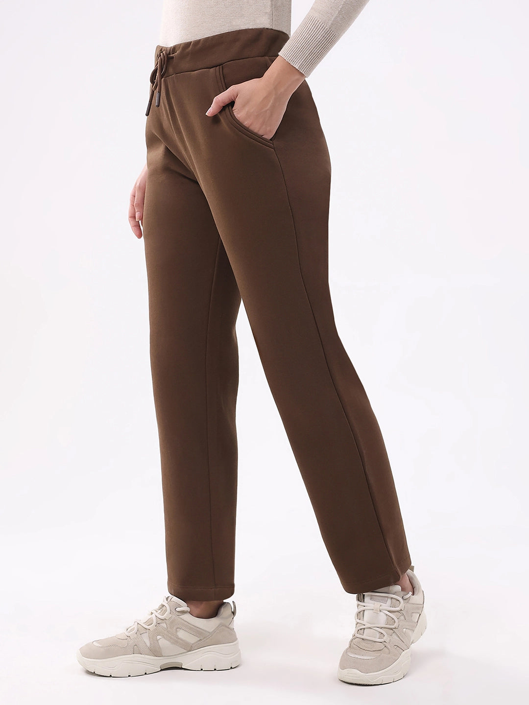 Brown Fleece-Lined Winter Lower - Global Republic