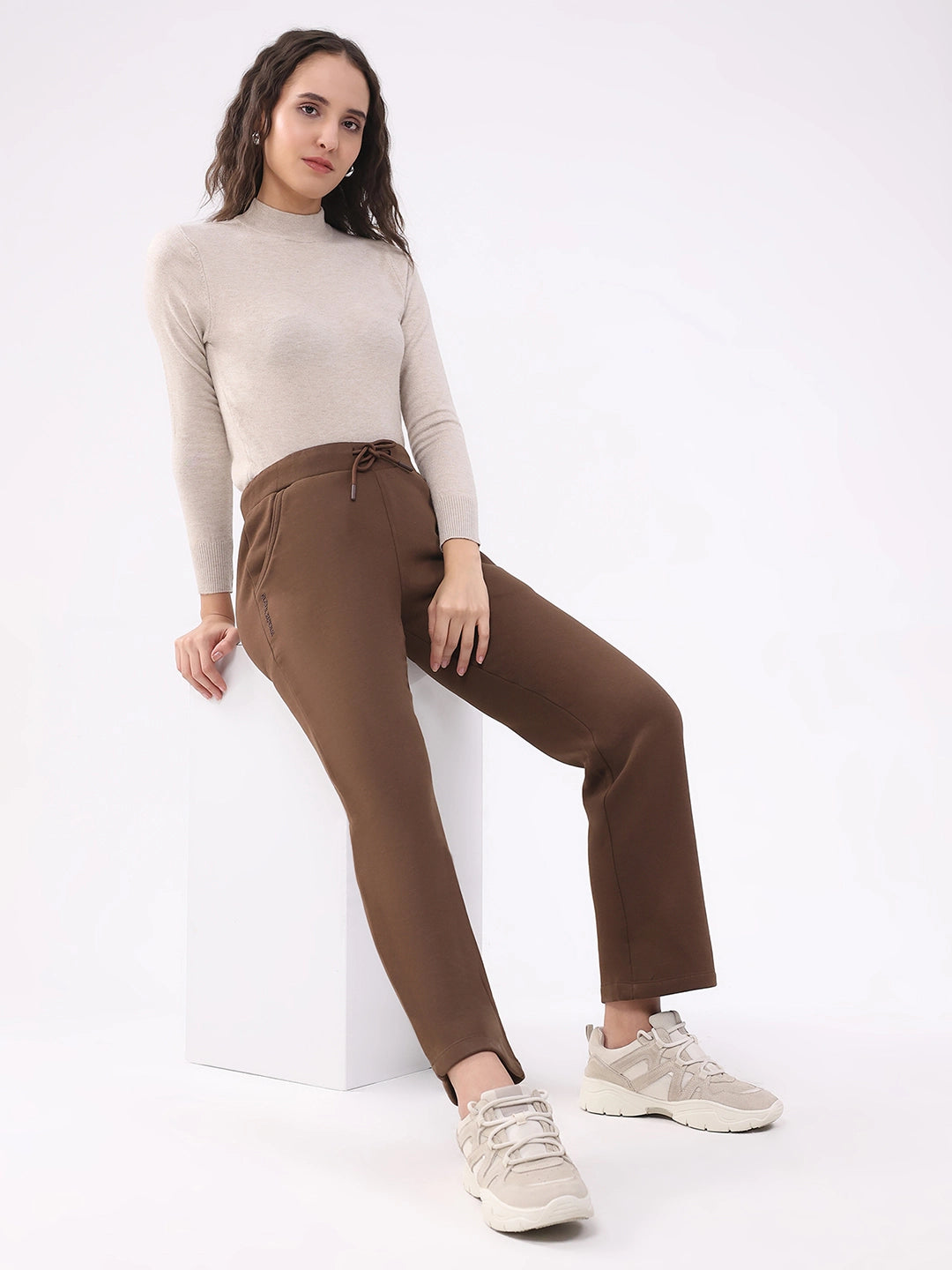 Brown Fleece-Lined Winter Lower - Global Republic