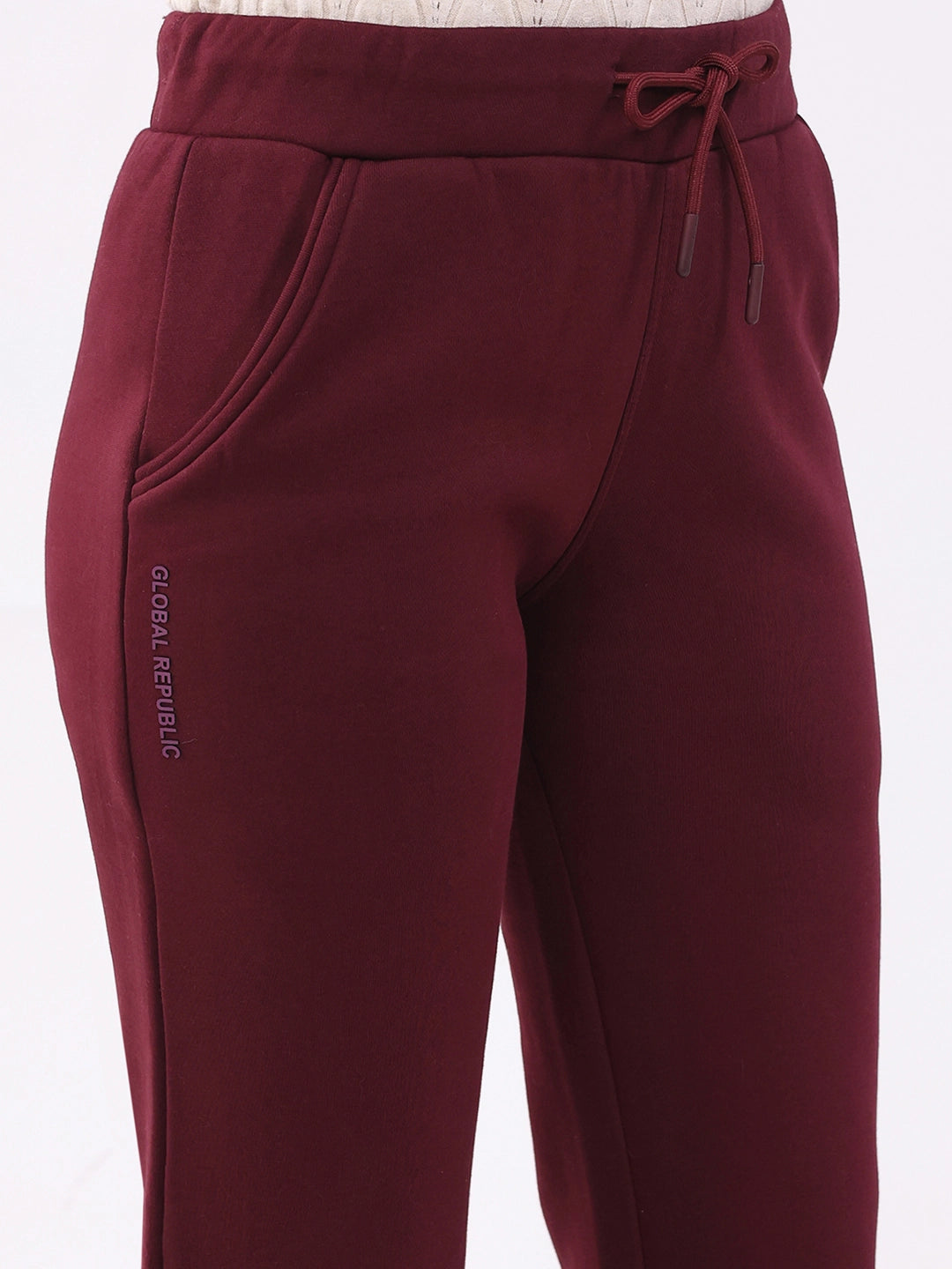 Wine Fleece-Lined Winter Lower - Global Republic