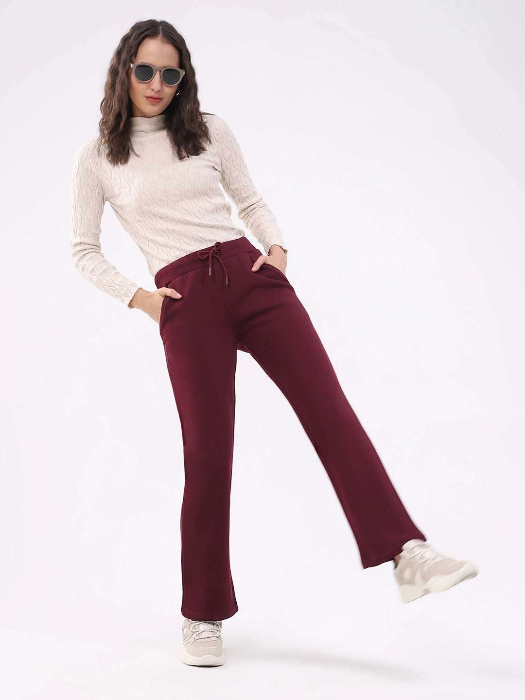 Wine Fleece-Lined Winter Lower - Global Republic