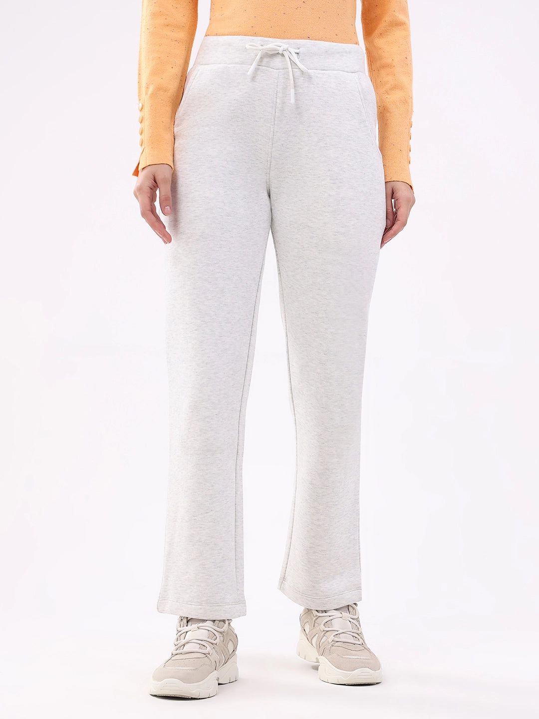 Ecru Fleece-Lined Winter Lower - Global Republic